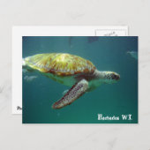 バルバドスW.I. ポストカード (正面/裏面)