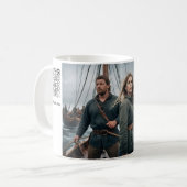 バルバラン・ダ・ヴィンチ・マグ11オンス コーヒーマグカップ (正面左)