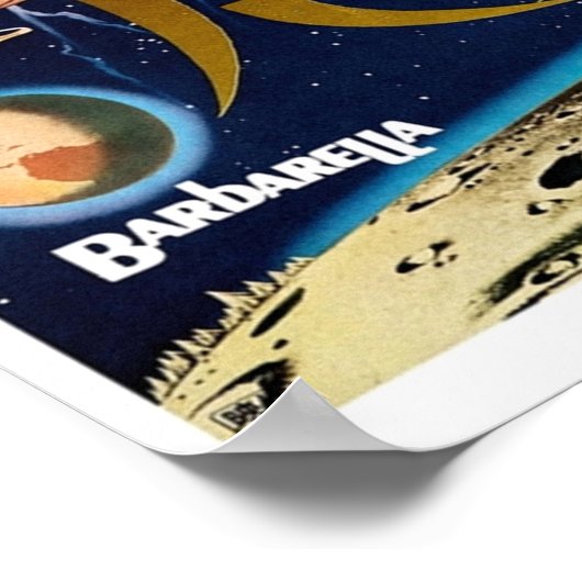 バルバレラ日本の1968 ポスター (角)