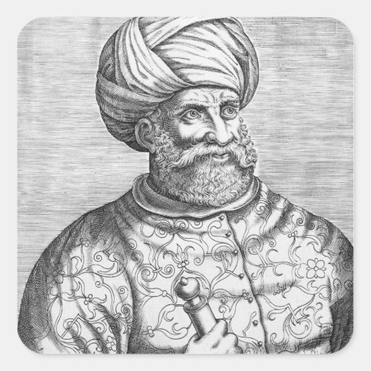 バルバロッサ、アンドレ・テヴェットのイラストレーション スクエアシール (正面)