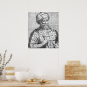 バルバロッサ、アンドレ・テヴェットのイラストレーション ポスター (キッチン)