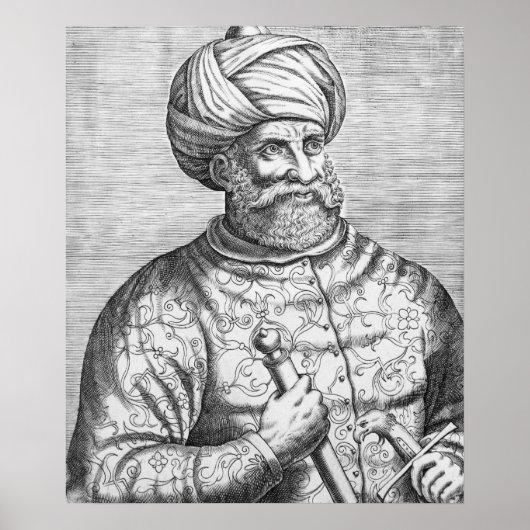 バルバロッサ、アンドレ・テヴェットのイラストレーション ポスター (正面)