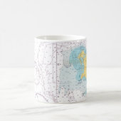 バルバーダ海図マグ コーヒーマグカップ (中央)