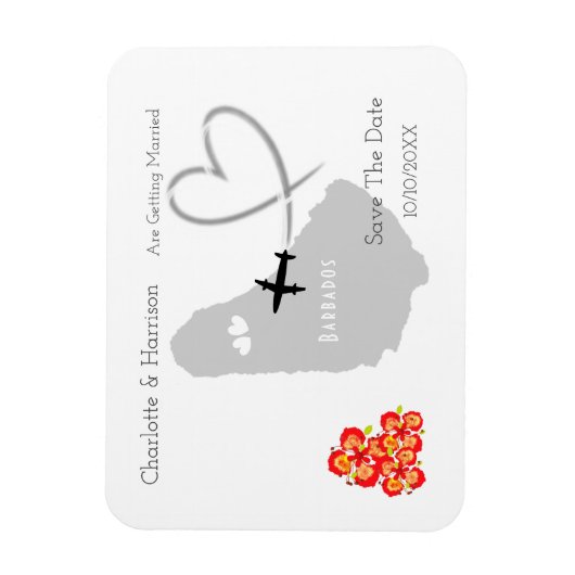 バルバ結婚ドスの行き先日付を保存 マグネット (縦)