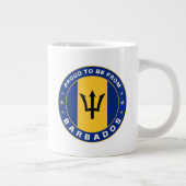 バルバ誇りを持ったドスから来る ジャンボコーヒーマグカップ (右)