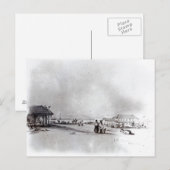 バルパライソの表示， 1834 ポストカード (正面/裏面)