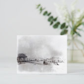 バルパライソの表示， 1834 ポストカード (スタンド正面)