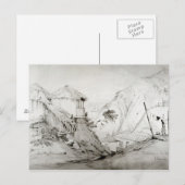 バルパライソの表示， 1834 ポストカード (正面/裏面)