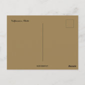 バルパライソチリの鳥瞰図 ポストカード (裏面)