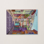 バルパライソチリはがき水彩色 ジグソーパズル (横)