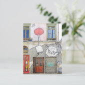 バルパライソチリ通りアートドア シーズンポストカード (スタンド正面)