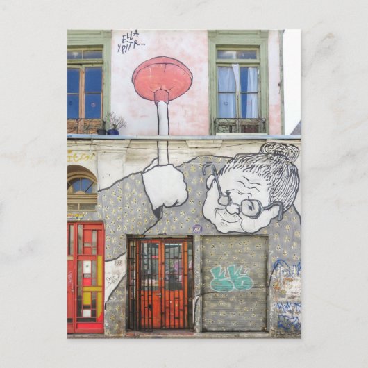 バルパライソチリ通りアートドア シーズンポストカード (正面)