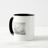 バルパライソ1834年の眺め マグカップ (正面左)