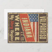 バルパライソ・インディアナ ポストカード (正面/裏面)