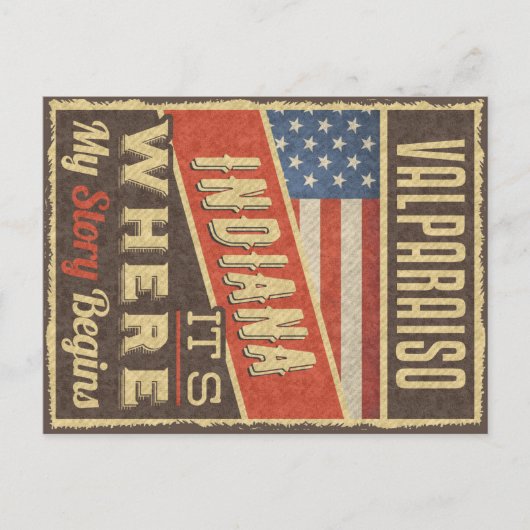 バルパライソ・インディアナ ポストカード (正面)