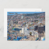 バルパライソ、チリ、シティビュー ポストカード (正面/裏面)