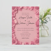 バルビエコアフローラ結婚式招待状 招待状 (スタンド正面)