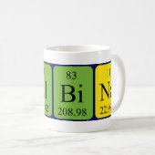 バルビナの定期的なテーブル名mag コーヒーマグカップ (正面右)