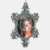 バルビ スノーフレークピューターオーナメント (左)