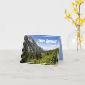 バルフェレット、ヴァレ、スイス誕生日 カード (黄色い花)