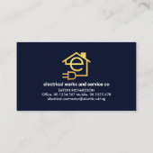 バルブプラグ電気配線 名刺 (裏面)