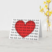 バルブ交換グリーティングカード カード (黄色い花)