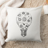 バルブ太陽ののドードルシステム クッション (ブランケット)