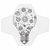 バルブ太陽ののドードルシステム サッカーボール (フラット)