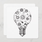 バルブ太陽ののドードルシステム 招待状 (正面/裏面)