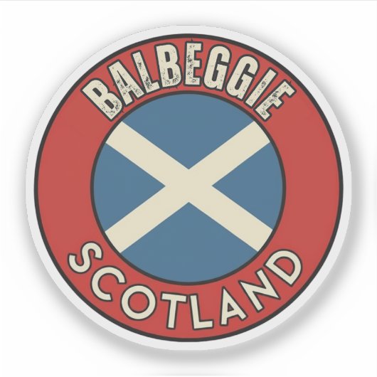 バルベギ Scotland シール (正面)