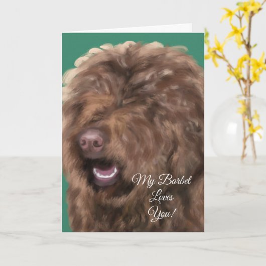 バルベット カード (黄色い花)