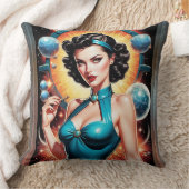 バルベンハイマーレトロ融合原子時代ファッション クッション (ブランケット)