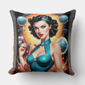 バルベンハイマーレトロ融合原子時代ファッション クッション (正面)