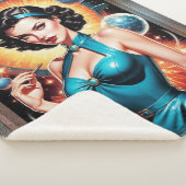 バルベンハイマーレトロ融合原子時代ファッション シェルパブランケット (3/4)