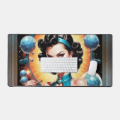 バルベンハイマーレトロ融合原子時代ファッション デスクマット (キーボード&マウス)