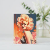 バルベンハイマー黙示録レトロな女性 ポストカード (スタンド正面)