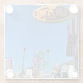 バルボアおもしろいゾーン、ニューポートビーチ、カリフォルニア ガラスコースター (裏面)