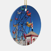 バルボアおもしろいゾーン、ニューポートビーチ、カリフォルニア セラミックオーナメント (右)