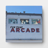 バルボアおもしろいゾーン、ニューポートビーチ、カリフォルニア フォトプラーク (正面)