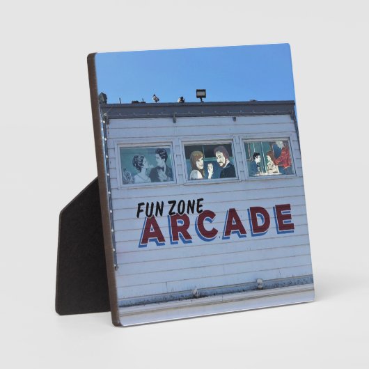 バルボアおもしろいゾーン、ニューポートビーチ、カリフォルニア フォトプラーク (正面)