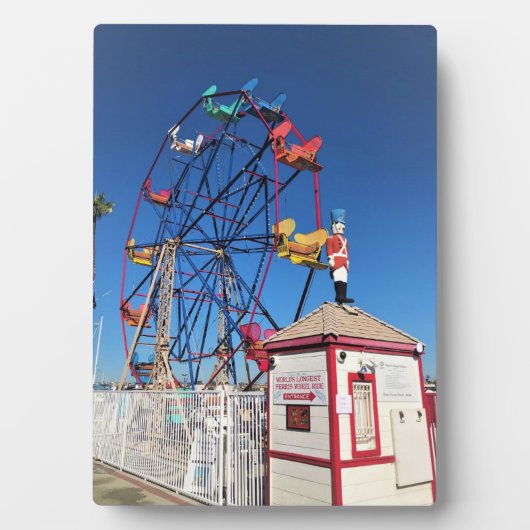 バルボアおもしろいゾーン、ニューポートビーチ、カリフォルニア フォトプラーク (正面)