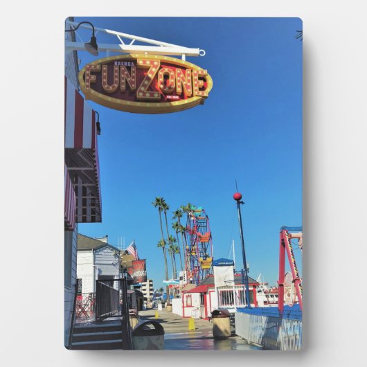 バルボアおもしろいゾーン、ニューポートビーチ、カリフォルニア フォトプラーク (正面)