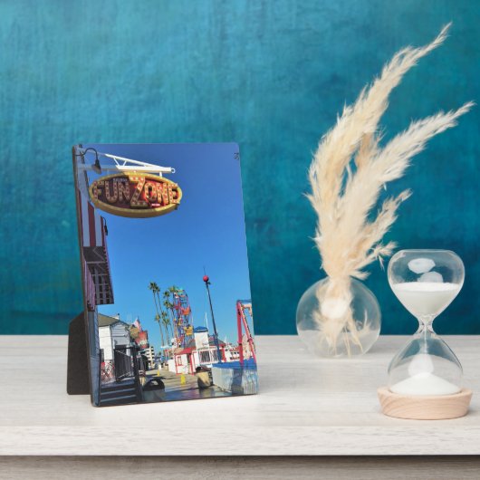 バルボアおもしろいゾーン、ニューポートビーチ、カリフォルニア フォトプラーク (側面)