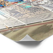 バルボアおもしろいゾーン、ニューポートビーチ、カリフォルニア ポスター (角)