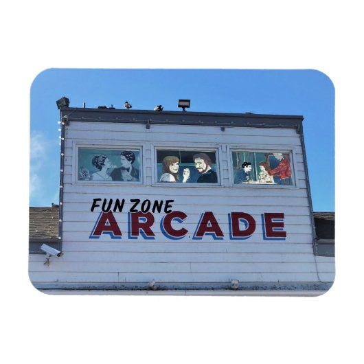 バルボアおもしろいゾーン、ニューポートビーチ、カリフォルニア マグネット (横)