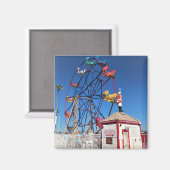 バルボアおもしろいゾーン、ニューポートビーチ、カリフォルニア マグネット (正面/裏面)