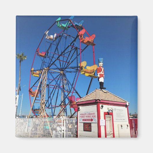 バルボアおもしろいゾーン、ニューポートビーチ、カリフォルニア マグネット (正面)