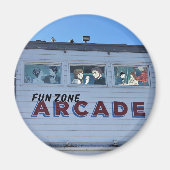 バルボアおもしろいゾーン、ニューポートビーチ、カリフォルニア マグネット (正面)