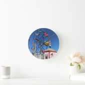 バルボアおもしろいゾーン、ニューポートビーチ、カリフォルニア ラウンド壁時計 (ホーム)