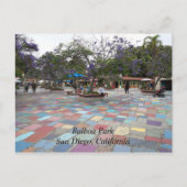 バルボアスペインのパークのザビレッジアートセンター ポストカード (正面)